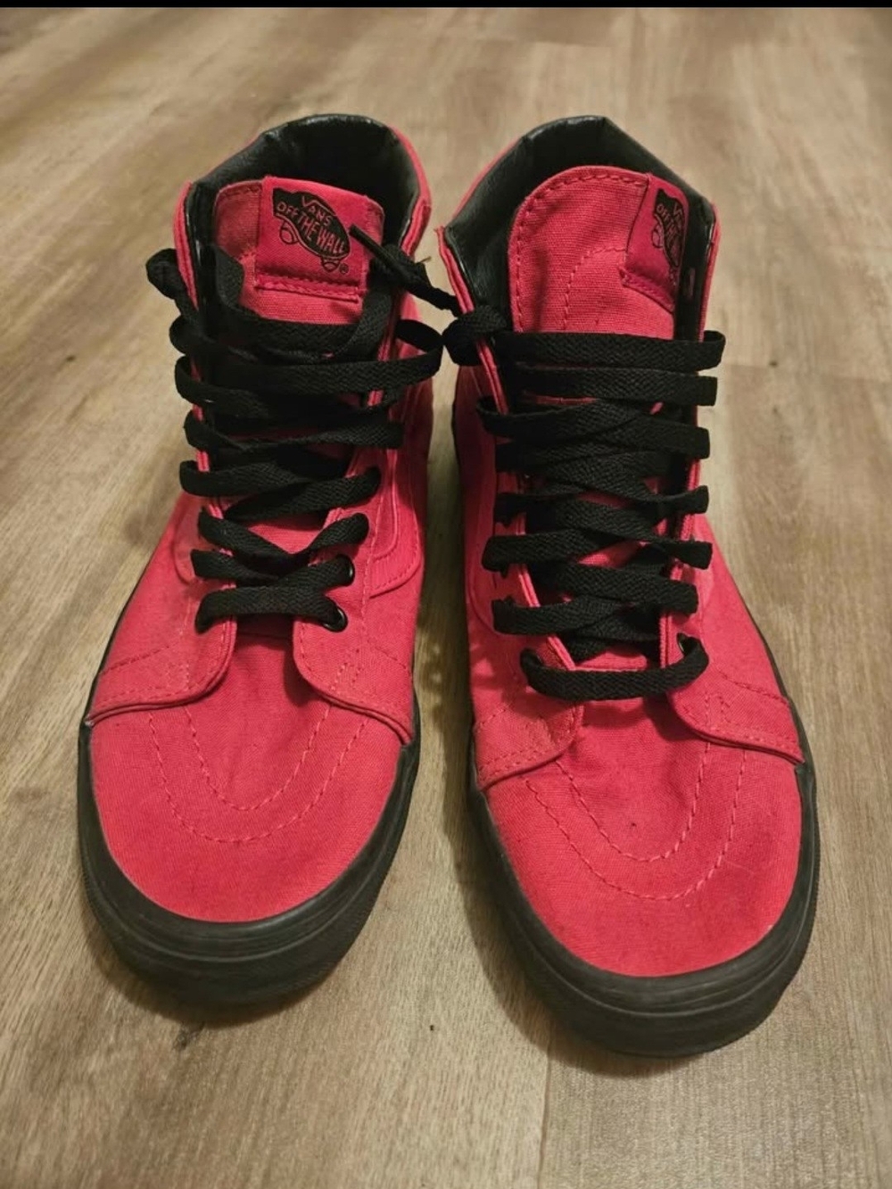 Vans Sk8-Hi Red & Black High-Top Sneakers